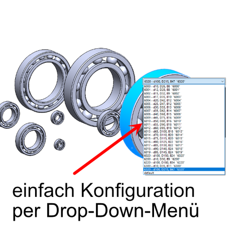 Rillenkugellager nach DIN625-1