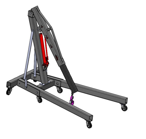 CAD - Mobiler Kran 1100 kg